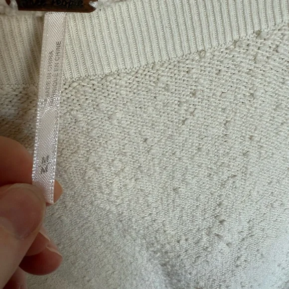 Free People Found My Friend Pullover Cream/Beige Medium - Picture 7 of 10